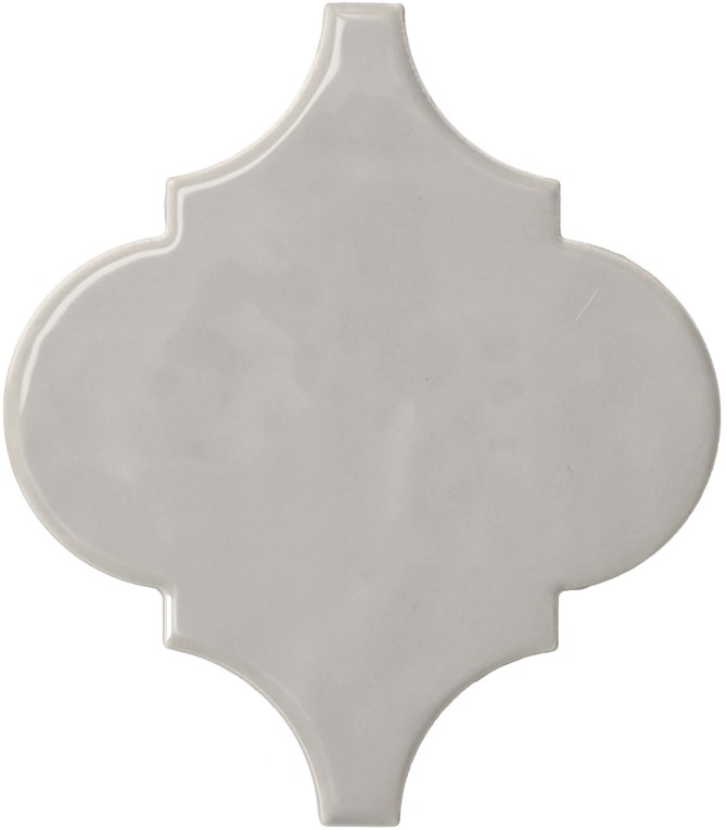 Playscapes Silverside 6″ Arabesque Wall Tile Glossy