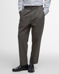 Pantaloni Bayview con motivo a spina di pesce 