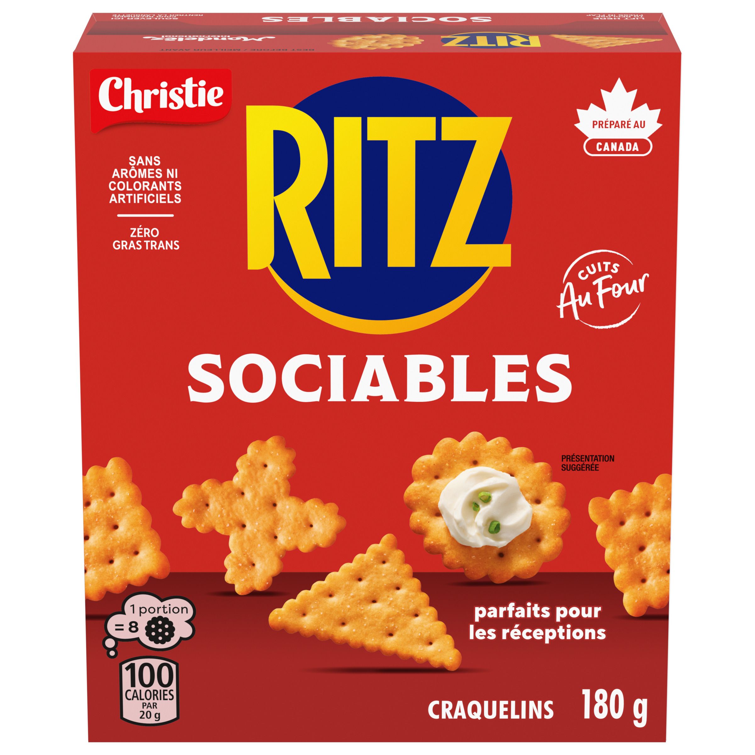 Craquelins RITZ Sociables 180 g-thumbnail-0