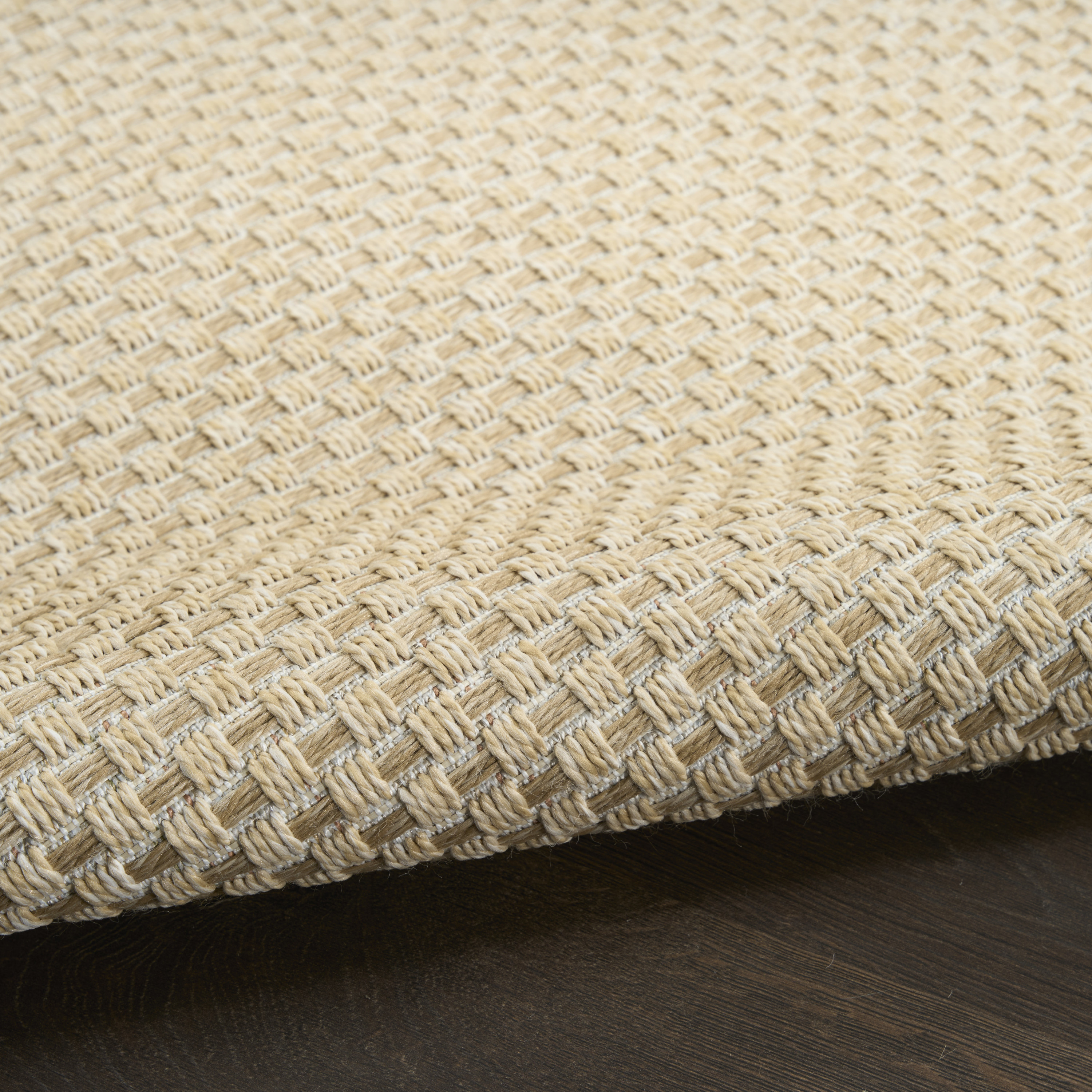 Nourison Tulum 9' x 12' Cream Outdoor Rug