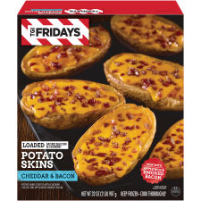 TGI Friday's Loaded Cheddar & Bacon Potato Skins 32 oz Box