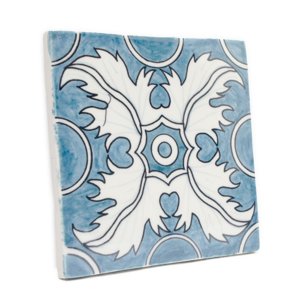 Provincial Deco Monte Real 6 in. x 6 in. Porcelain Wall Tile