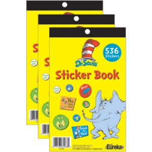 Dr. Seuss&trade; Sticker Book, Pack of 3