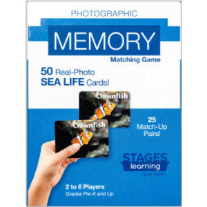 Photographic Memory Matching Game, Sea Life