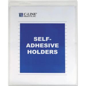 Self-Adhesive Shop Ticket Holders, 9 x 12, Box of 50