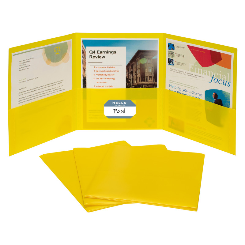 3-Pocket+Poly+Portfolio%2C+Yellow%2C+Box+of+24