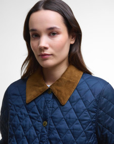 Icons Cropped Liddesdale Quilted Jacket Navy/Classic