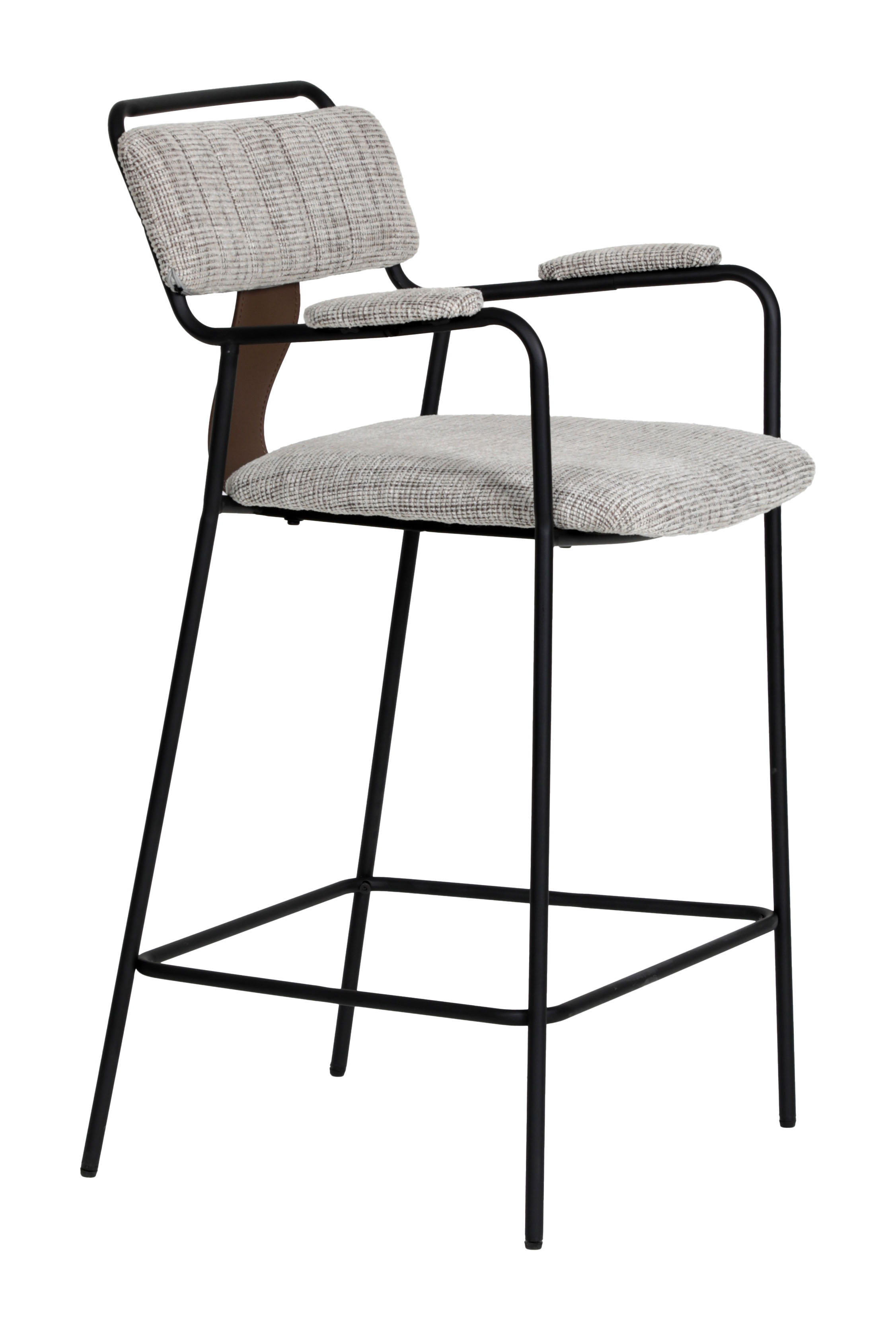 Couva Counter Stool (Set of 2) Gray Tweed product image
