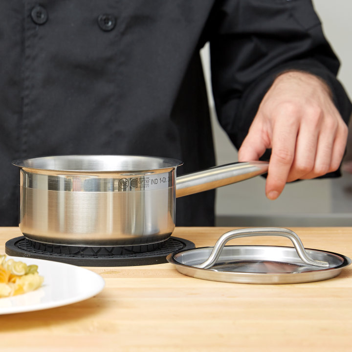 1-quart Optio™ saucepan with low-domed cover