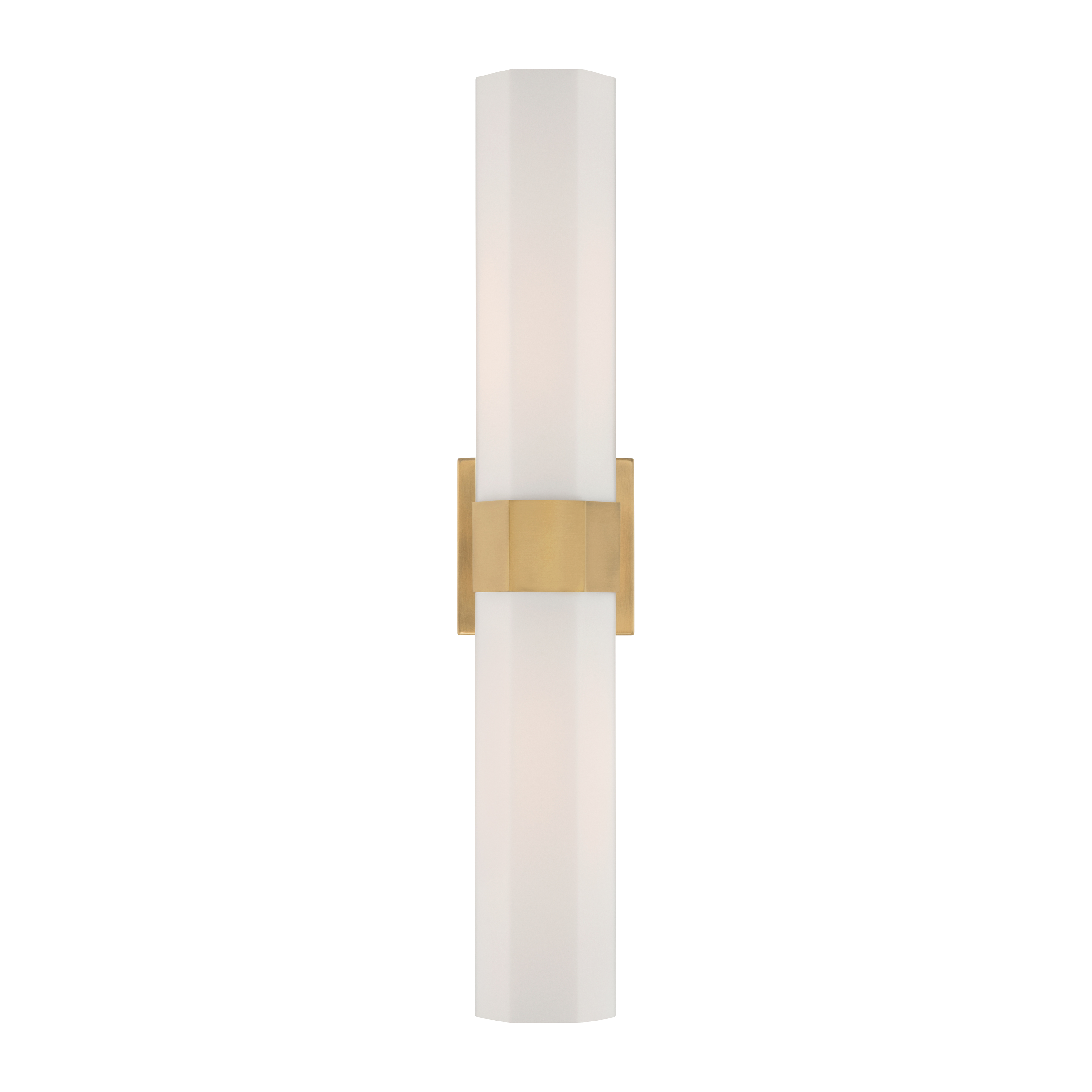 2-Light Bath Bar - Legacy Brass with Etched Opal Glass - alternate view