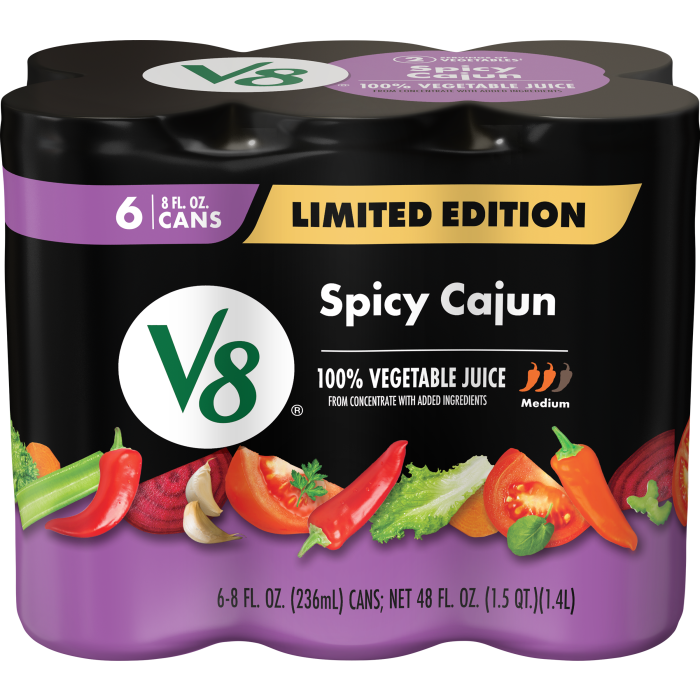 Spicy Cajun 100% Vegetable Juice
