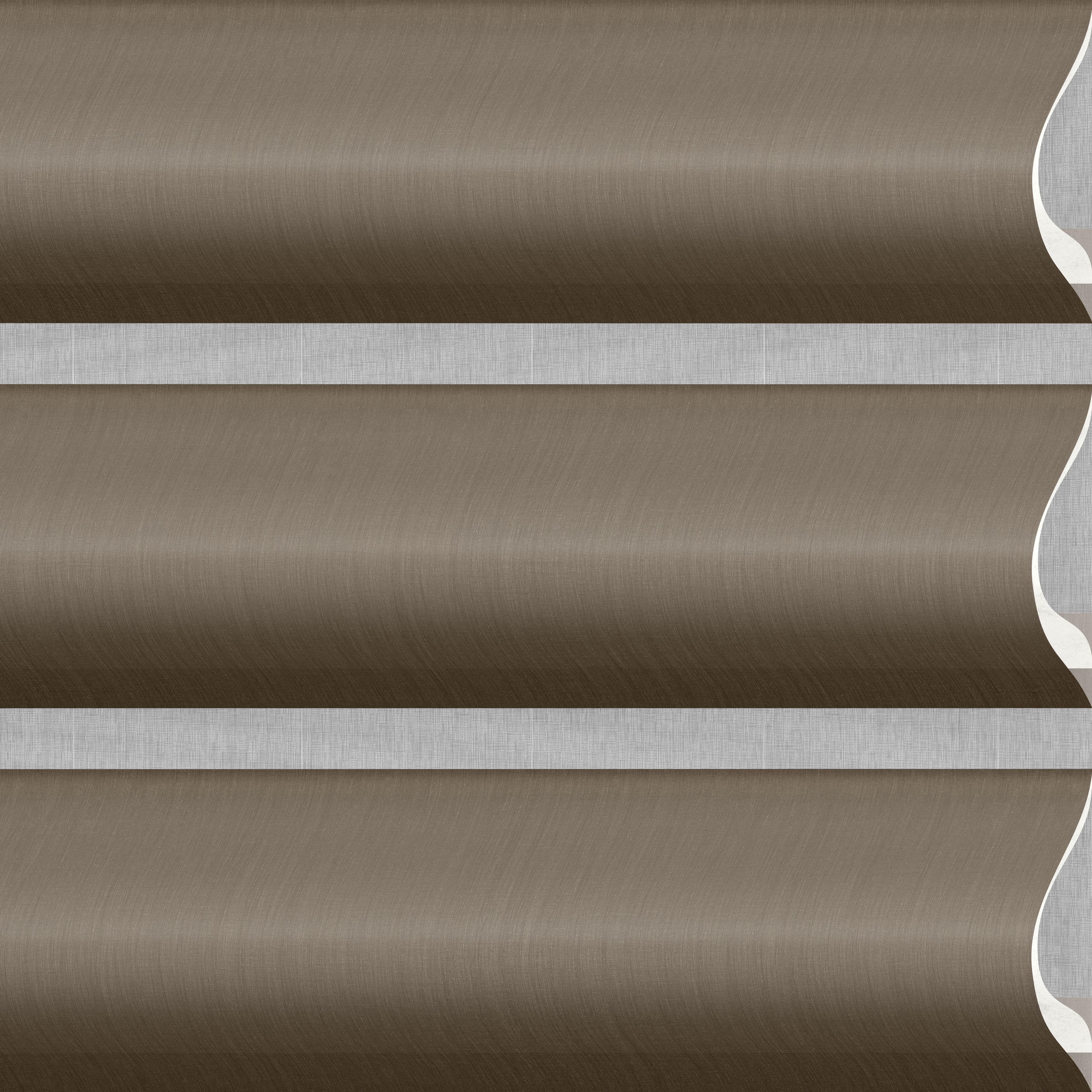 Dark Chocolate PR60-496 Pirouette® Blinds