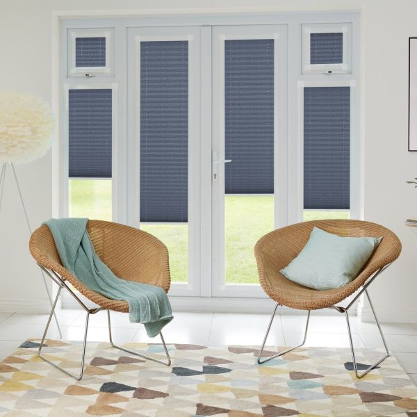 Relife Anthracite Perfect fit Pleated blind