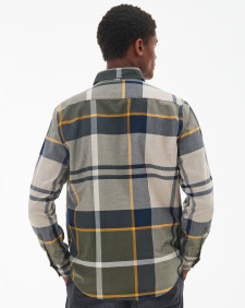 Dunoon Tailored Long-Sleeved Shirt Forest Mist