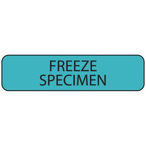 PDC Healthcare LABEL, FREEZE SPECIMEN BLU 1 1/4"X5/16" (760/RL)