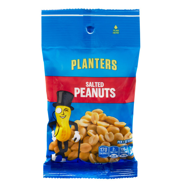 PLANTERS(r) Peanuts Salted 12/4oz . C1CB - Front Center Inner Pack (Hi Res)