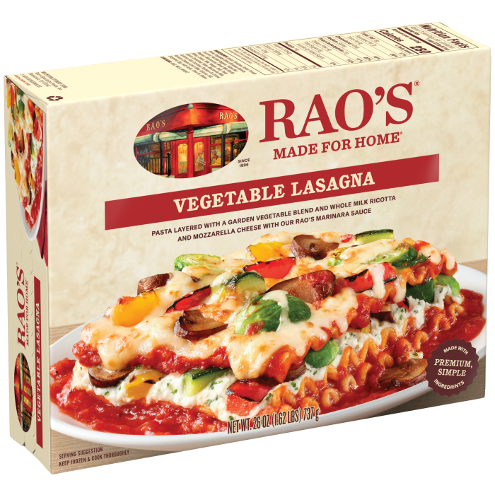 Vegetable Lasagna with Marinara Sauce Frozen Meal, 26 oz - Left angle Image