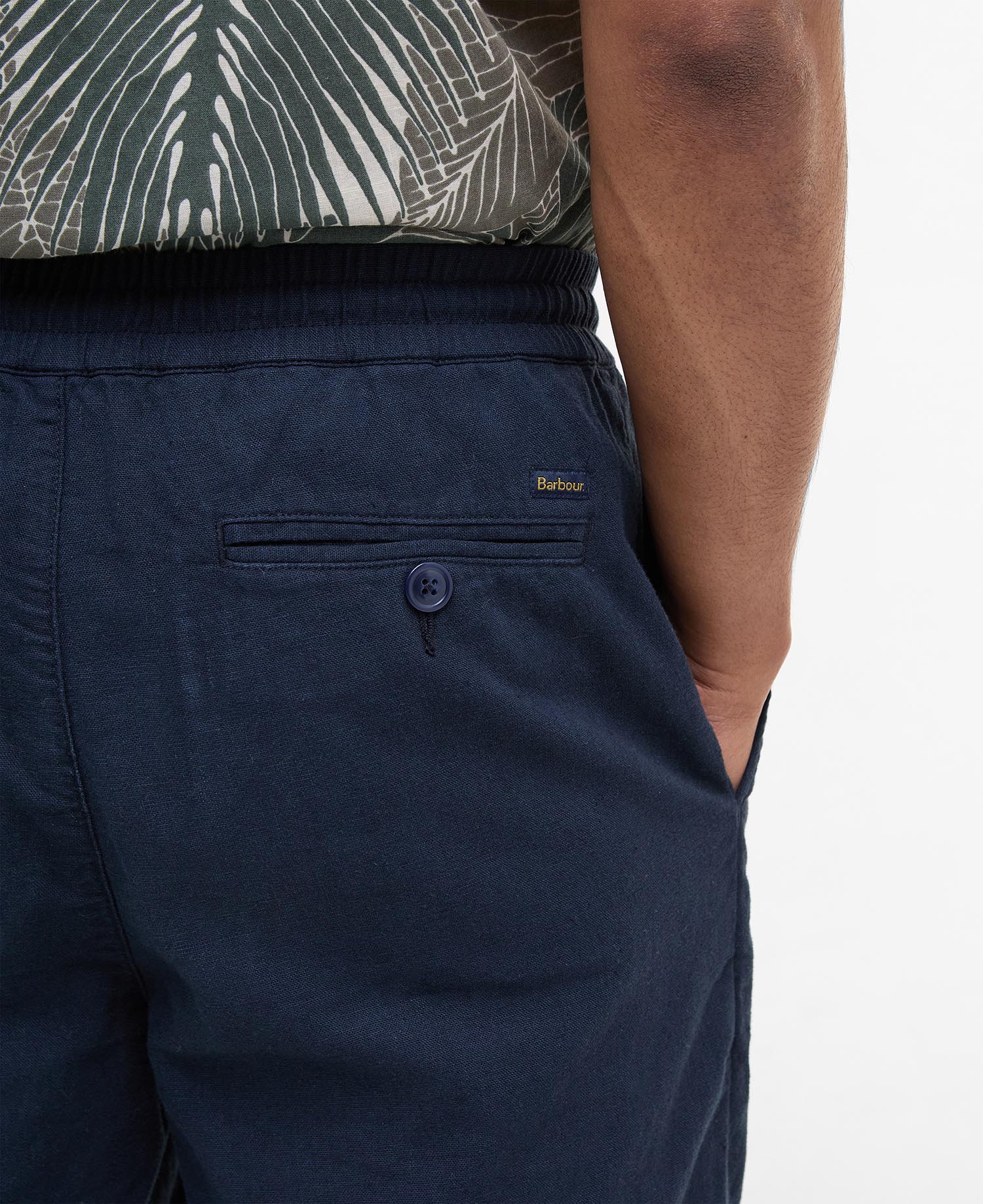Linen Cotton Mix Short image number 4