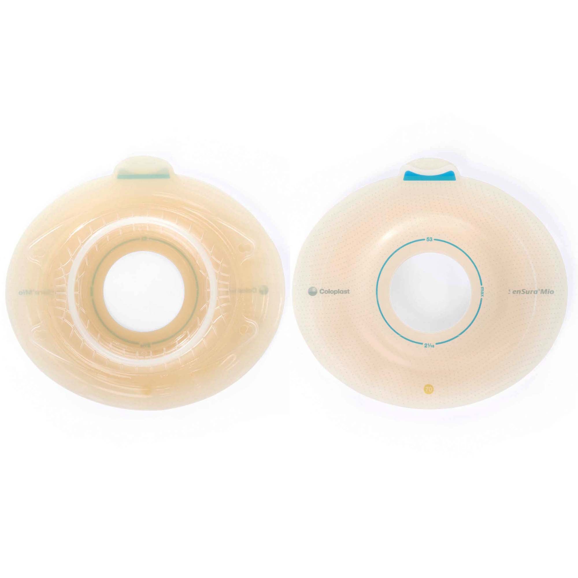 SenSura® Mio Click Convex Light Ostomy Barrier, 35 mm Stoma Opening, Blue Match