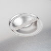 Stainless steel solid cover for 11 ½-quart double boiler inset