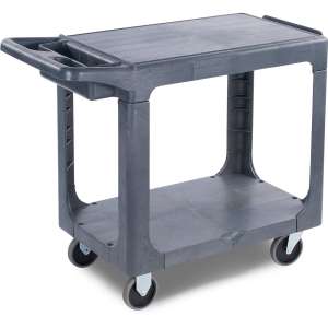 Carlisle,  2 Shelf Utility Cart, Gray