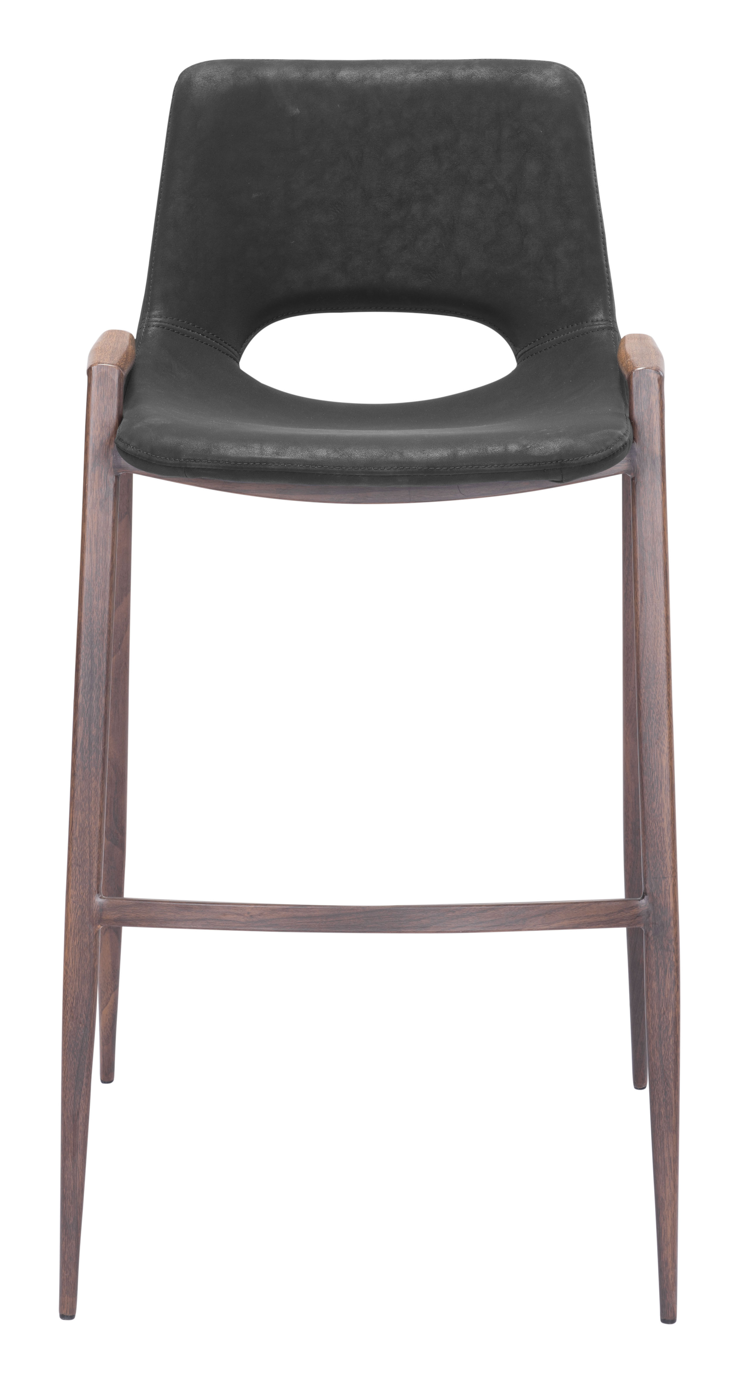 Desi Barstool (Set of 2) Black & Walnut product image