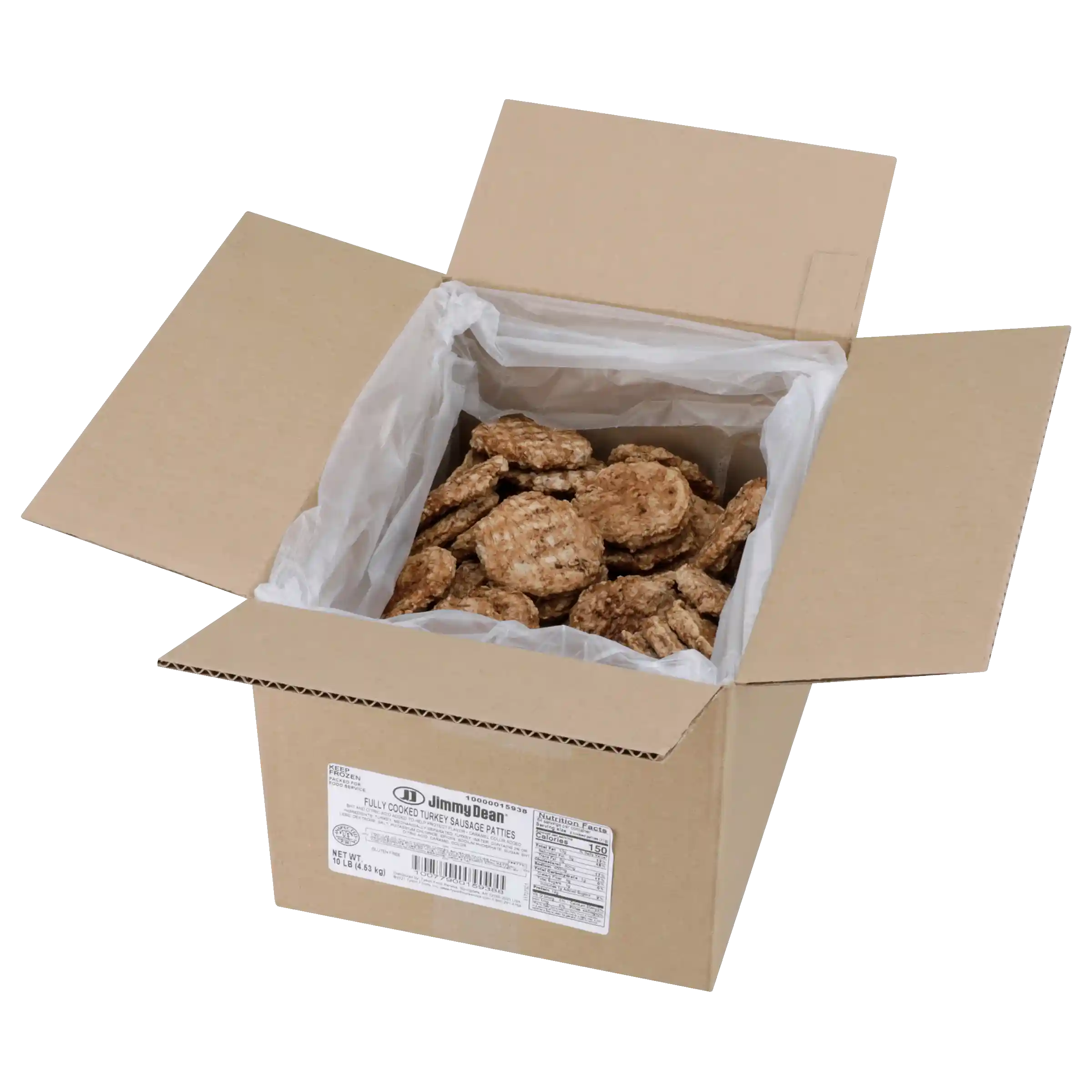Jimmy Dean® Reduced Fat Fully Cooked Turkey Sausage Patties, 1.25 oz_image_4
