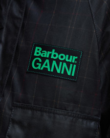 Anorak cerato in tartan Barbour x GANNI 