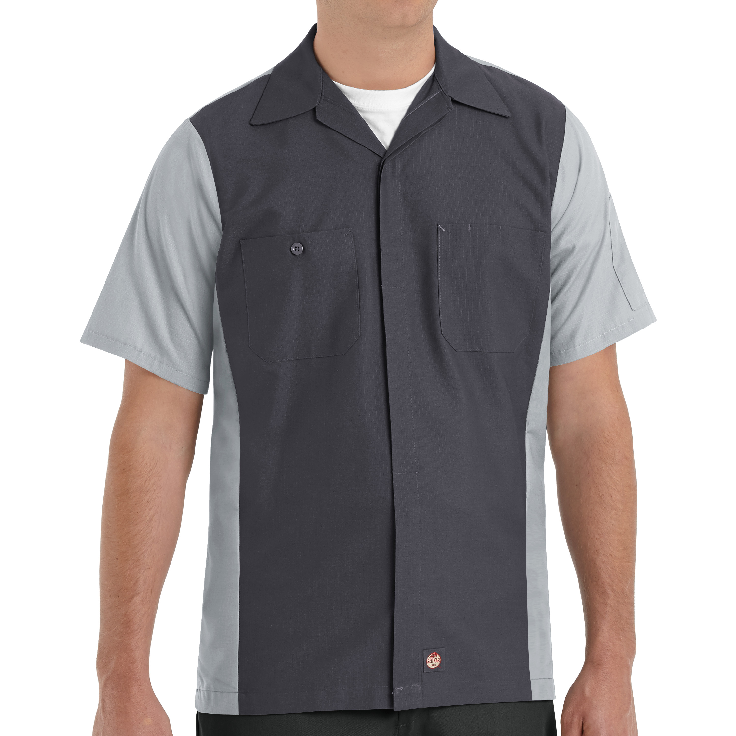 Camisa de hombre Red Kap manga corta bicolor - Imagen 17 de 29