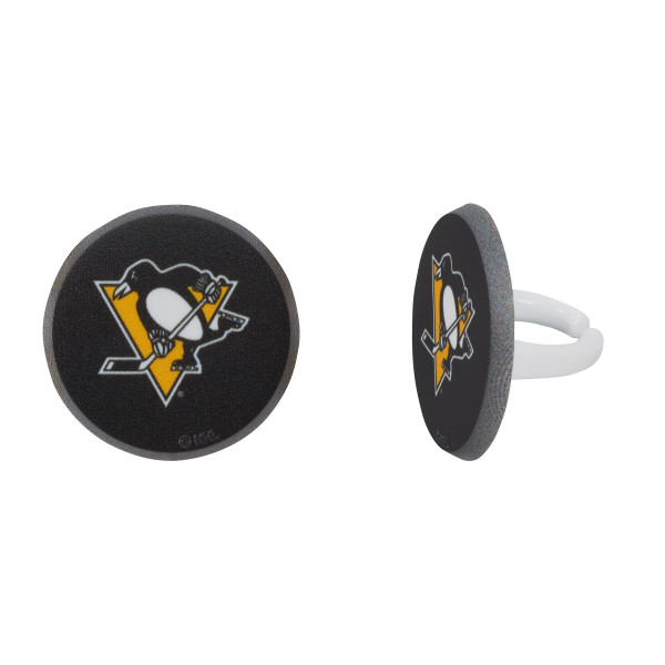 NHL® Puck Team Logo  Cupcake Rings  DecoPac