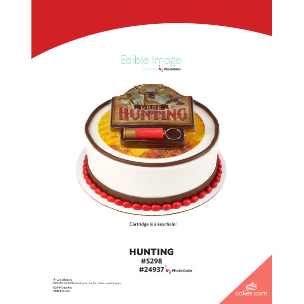 Hunting The Magic of Cakes® PhotoCake® Enhanced Round Background Page