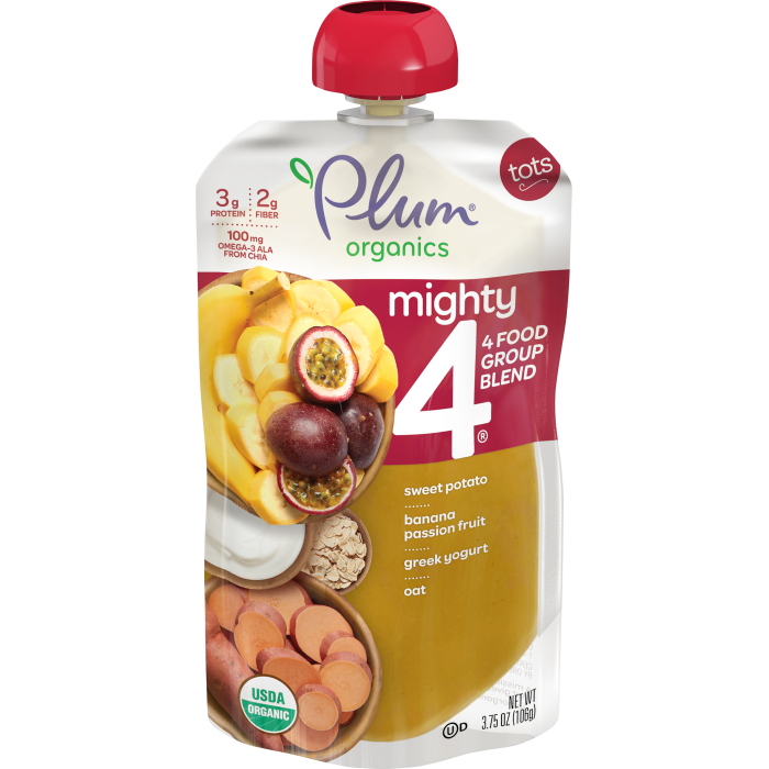Blends Sweet Potato, Banana & Passion Fruit, Greek Yogurt, Oat Tots Pouch