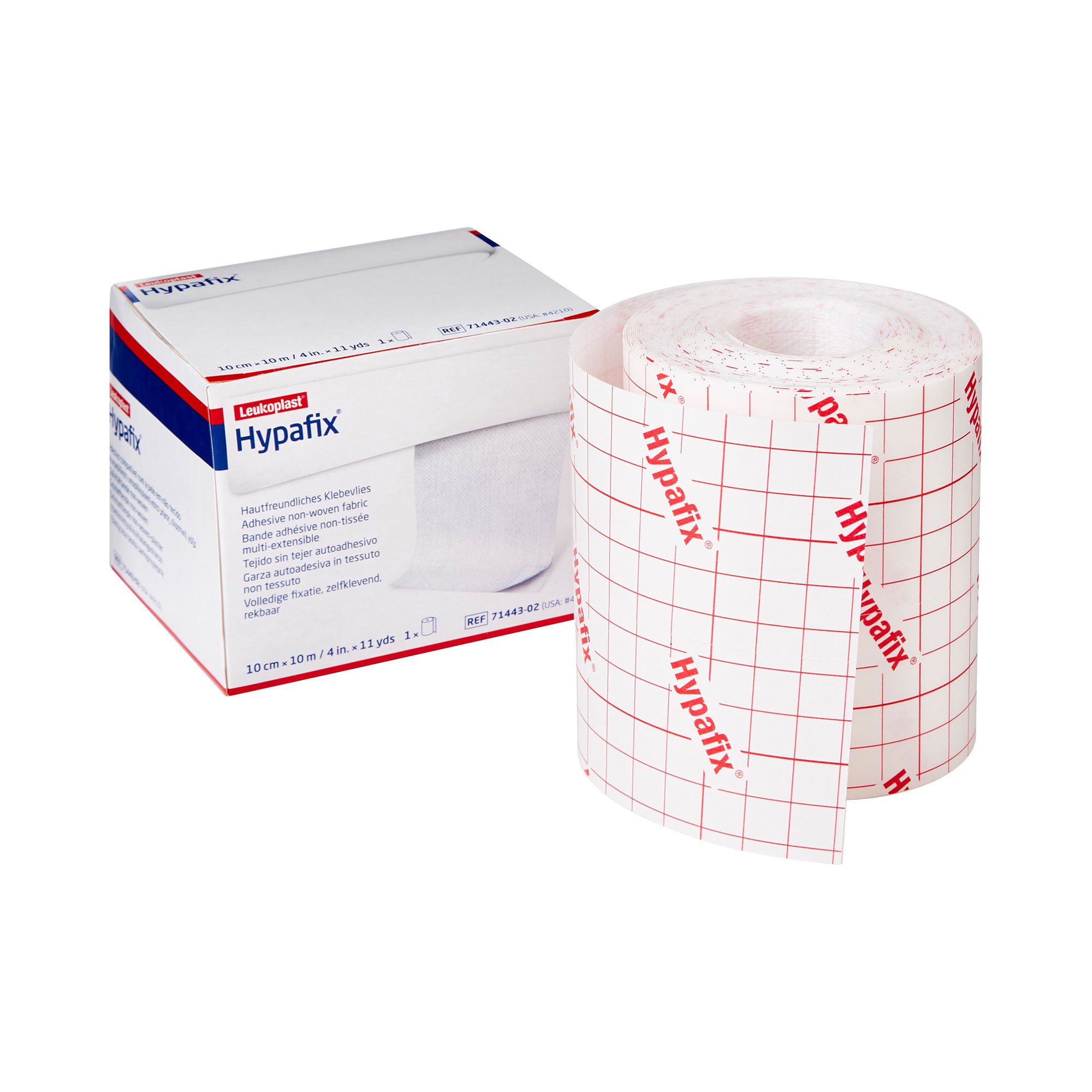 Hypafix® Nonwoven Dressing Retention Tape, 4 Inch x 10 Yard, White