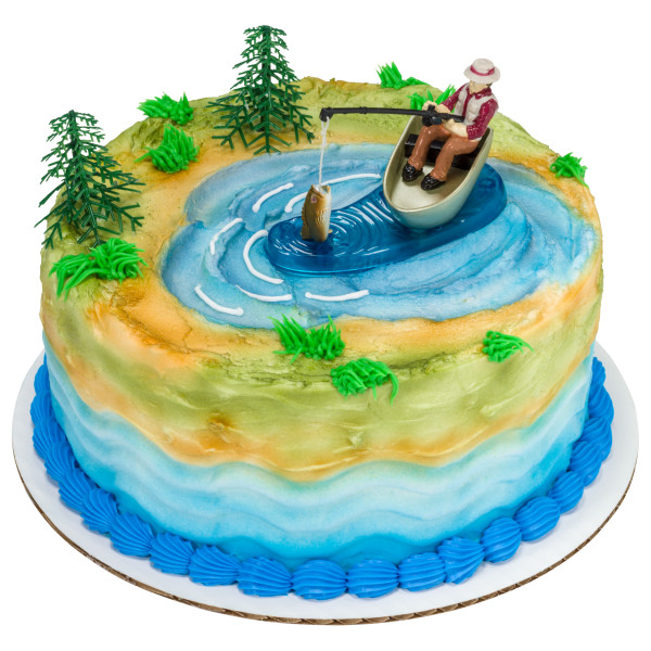 Fisherman with Action Fish DecoSet®