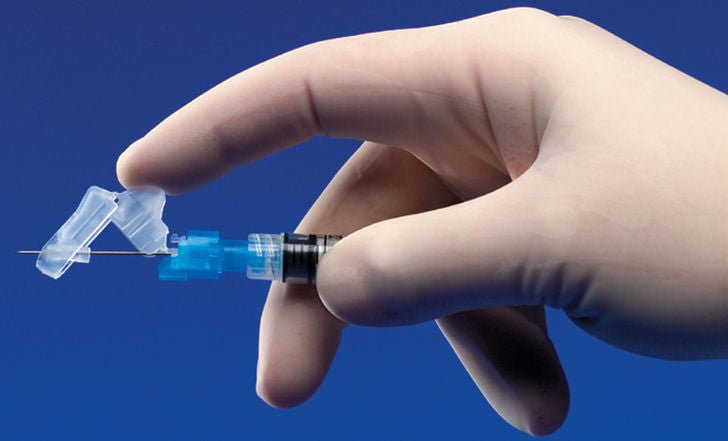 Monoject™ Magellan™ Safety Hypodermic Needle, 21 Gauge, 1 Inch Length