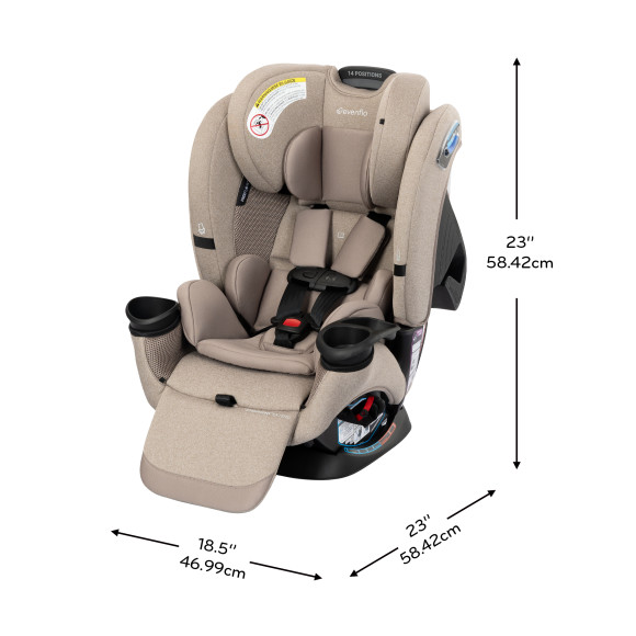 Symphony Extend Breeze 3-in-1 Convertible Car Seat Specifications