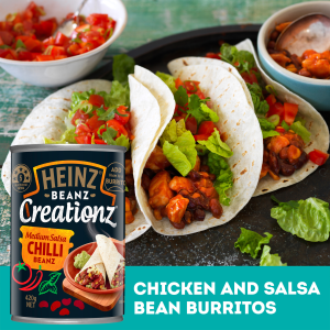  Heinz Beanz Creationz® Medium Salsa Chilli Beanz 420g 