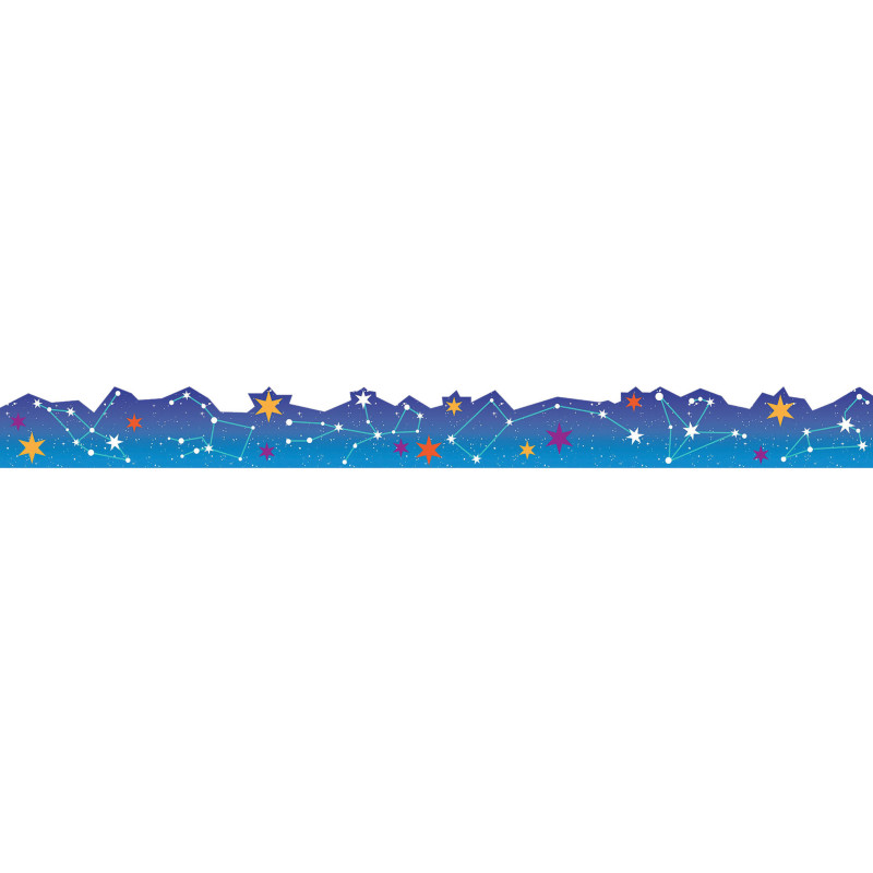 Mission to Explore Constellations Extra Wide Classroom Border Trim, 12 Strips