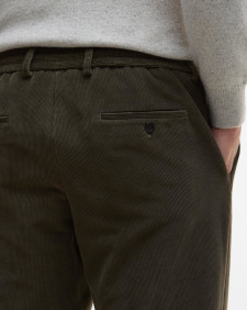 Pantaloni a coste sottili Wallington Olive