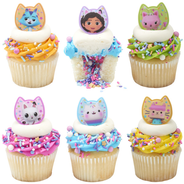 DreamWorks Gabby's Dollhouse Cupcake Rings
