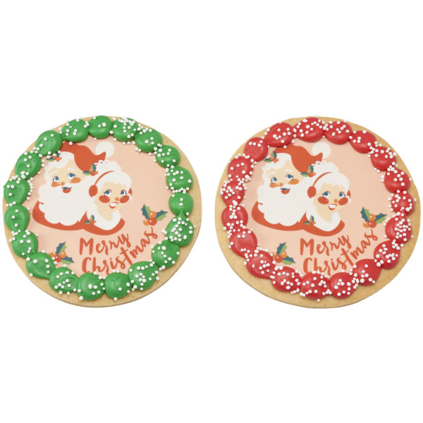 Merry Christmas Santa PhotoCake® Edible Image®