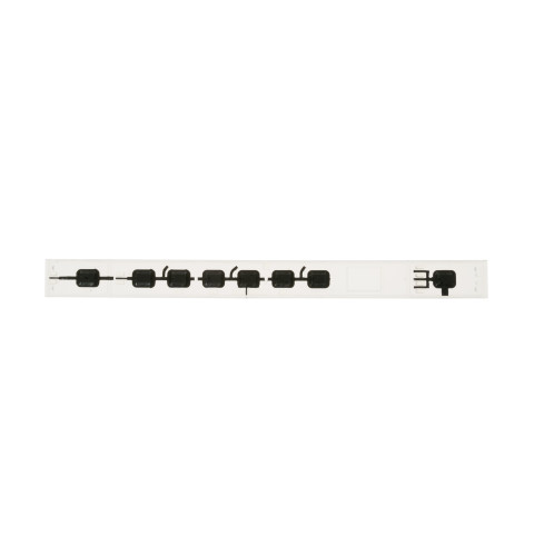 Dishwasher silicone light pipe