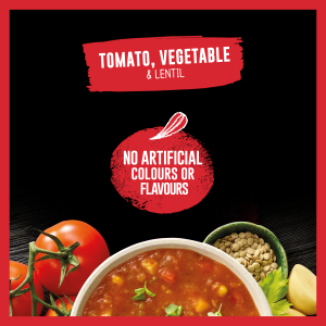  Heinz Soup of the Day™ Tomato, Vegetable & Lentil Soup 430g 