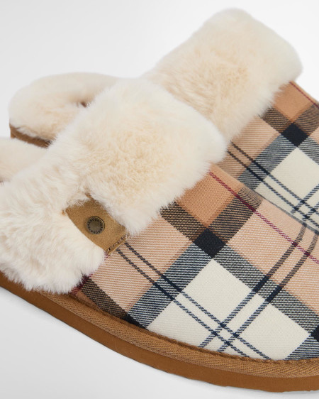 Claudia Tartan Mule Slippers