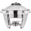 6-quart Maximillian Steel™ round chafer