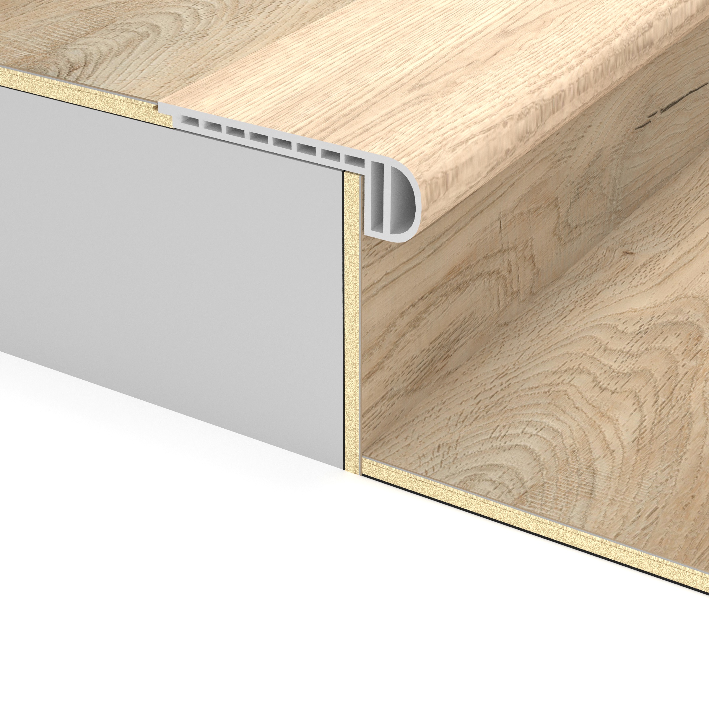 Silver Spray Longboards Icons Stair Nosing Flush view 3