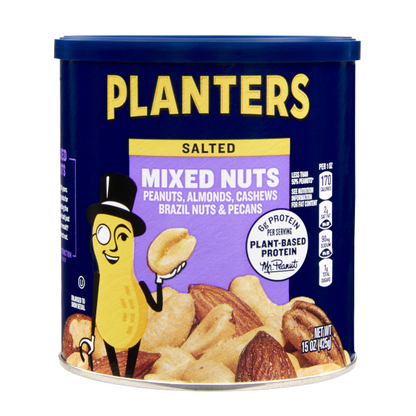 PLANTERS(r) Mixed Nuts 12/15 oz . C1CB - Front Center Inner Pack (Hi Res)