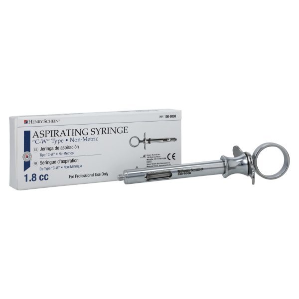 Henry Schein Cook-Waite Type Aspirating Syringe 1.8cc