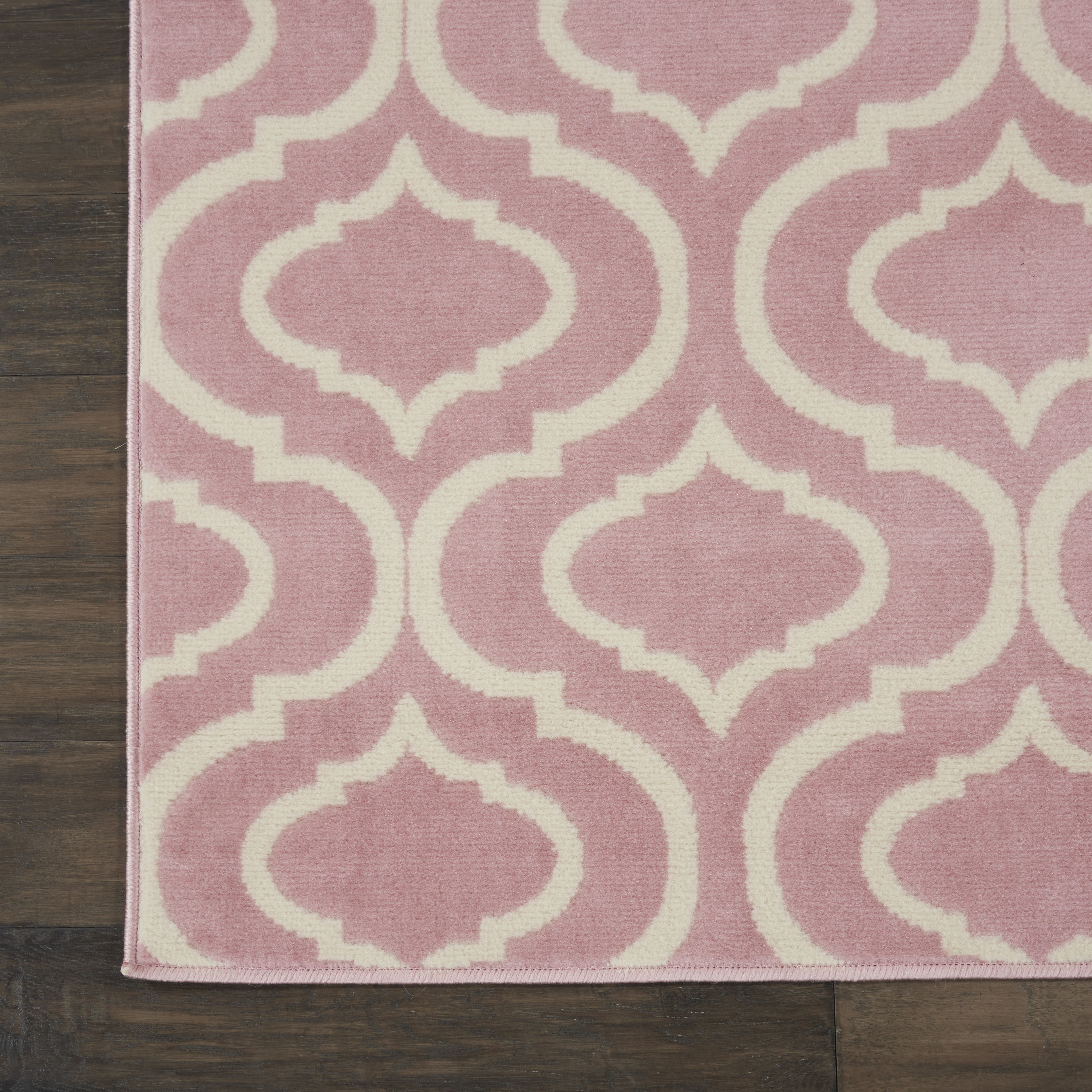 Nourison Jubilant 8'6" x 12' Pink Contemporary Indoor Rug