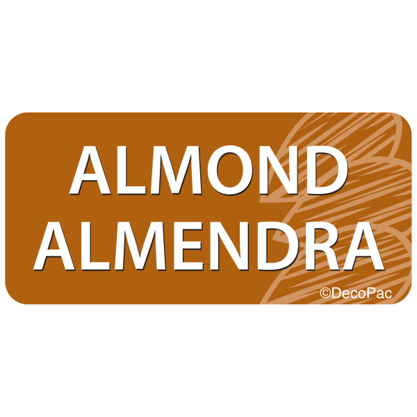 Almond/Almendra Promotional Label